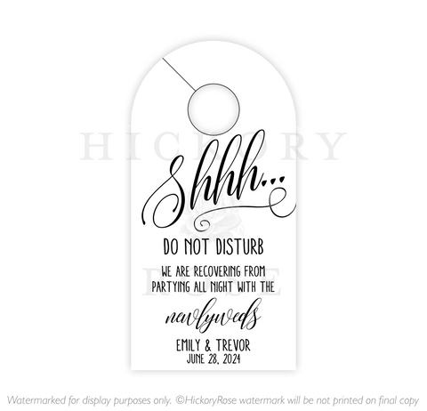 Stylish Script | Door Hangers