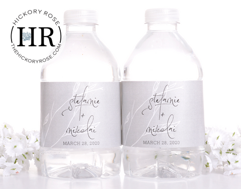 Simple Twigs | Water Bottle Labels