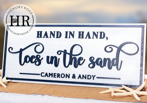 Toes in the Sand | Wood Signs