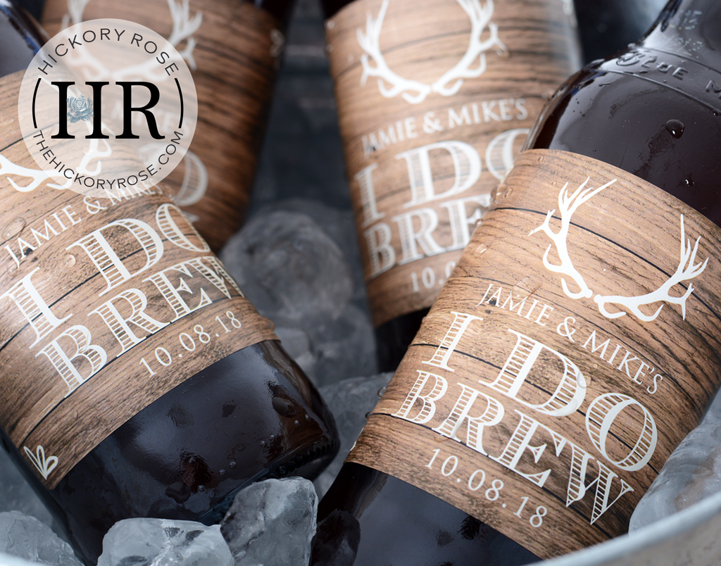 Rustic Label Rustic Charm | Beer Labels – Hickory Rose