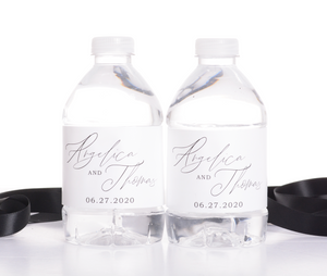 Romantic Script | Water Bottle Labels