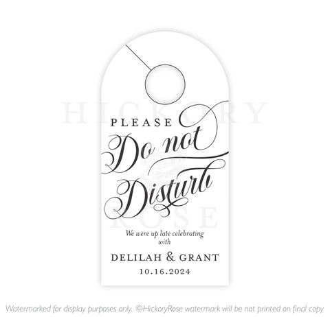 Elegant Calligraphy | Door Hangers