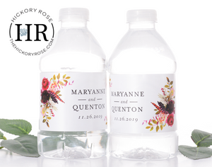 Queen's Garden | Water Bottle Labels