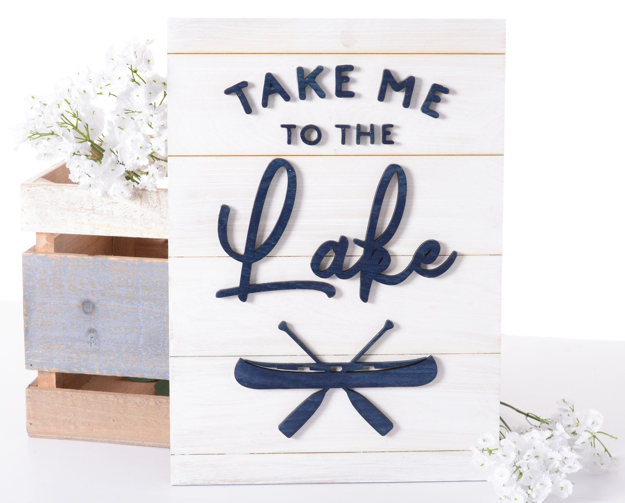 To The Lake | Wood Sign