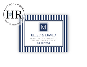 Stylishly Striped | Bag Labels