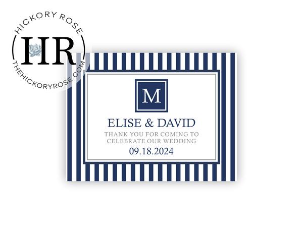 Stylishly Striped | Bag Labels