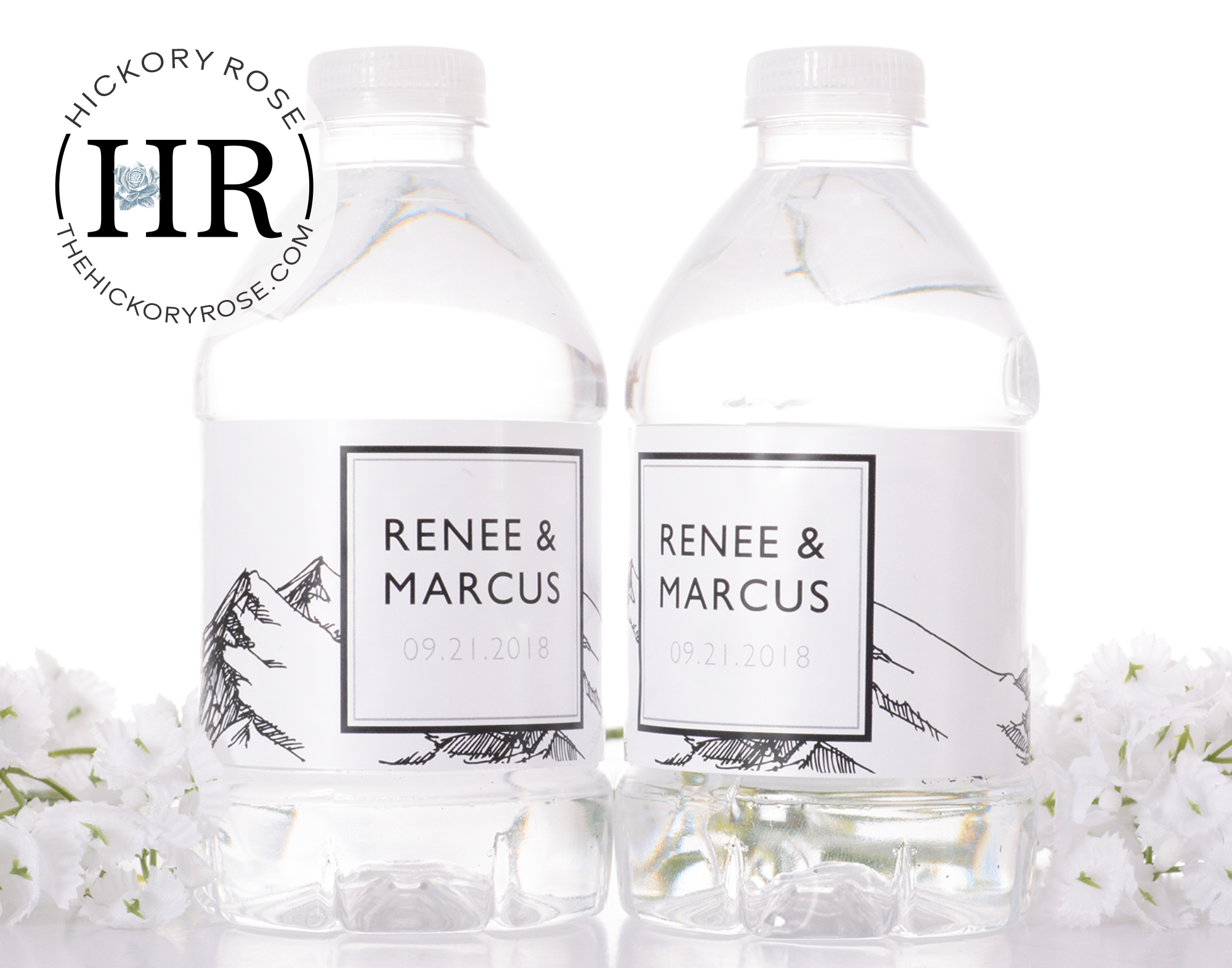 Mountain Range | Water Bottle Labels