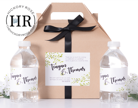 Cheerful Greenery | Favor Box Sets
