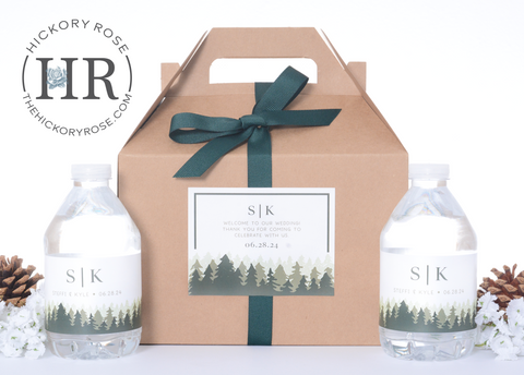 Green Woods | Favor Box Sets