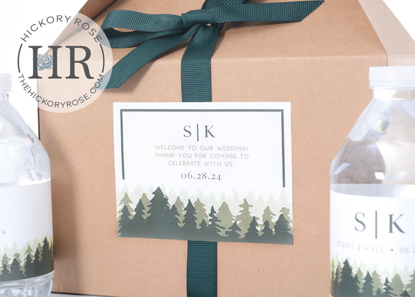 Green Woods | Favor Box Sets