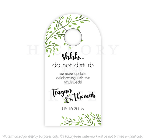 Cheerful Greenery | Door Hangers