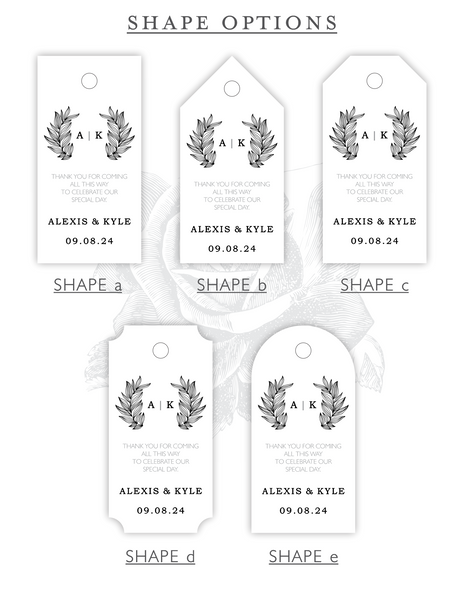Laurel Wreath | Gift & Favor Tags