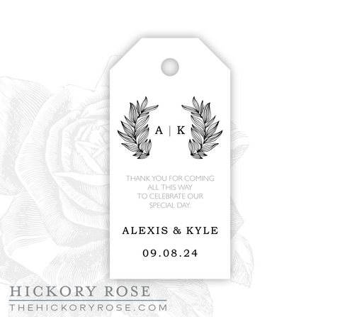 Laurel Wreath | Gift & Favor Tags