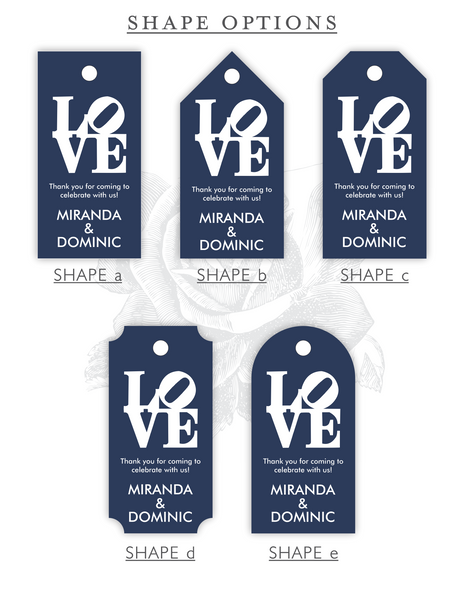LOVE | Gift & Favor Tags