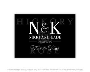 Classic Elegance | Save the Date Cards