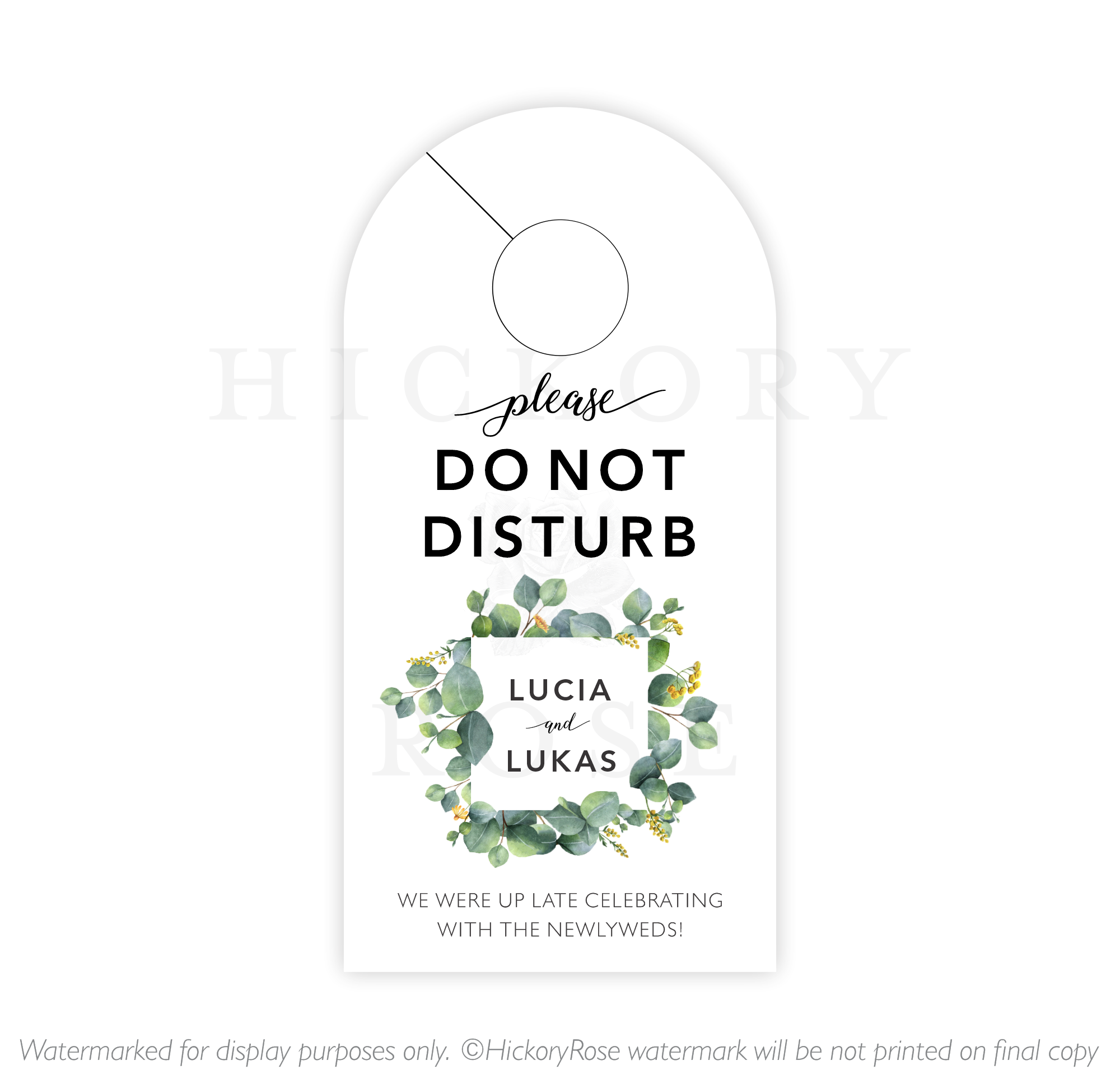 Eucalyptus Garden | Door Hangers