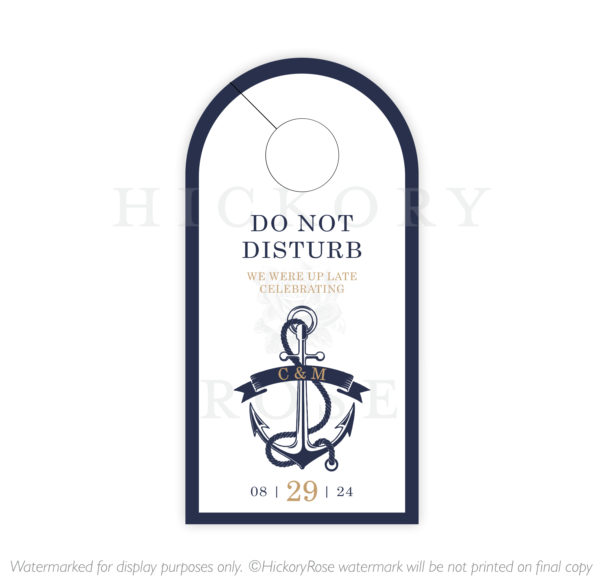 Classic Anchor | Door Hangers