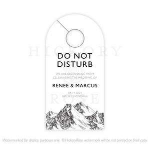 Mountain Range | Door Hangers