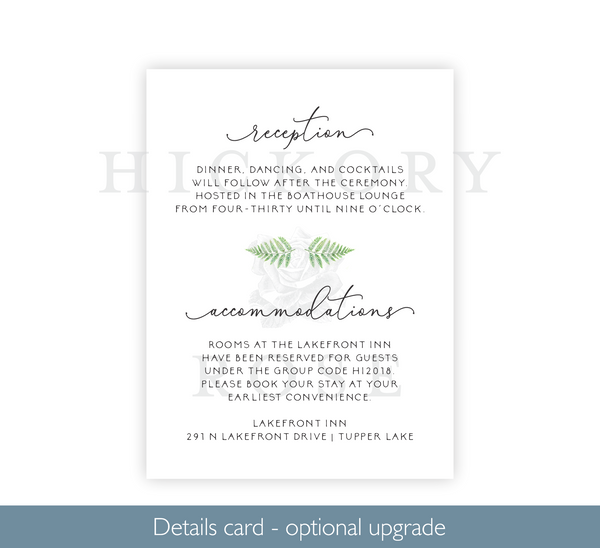 Nautical Greenery | Wedding Invitation