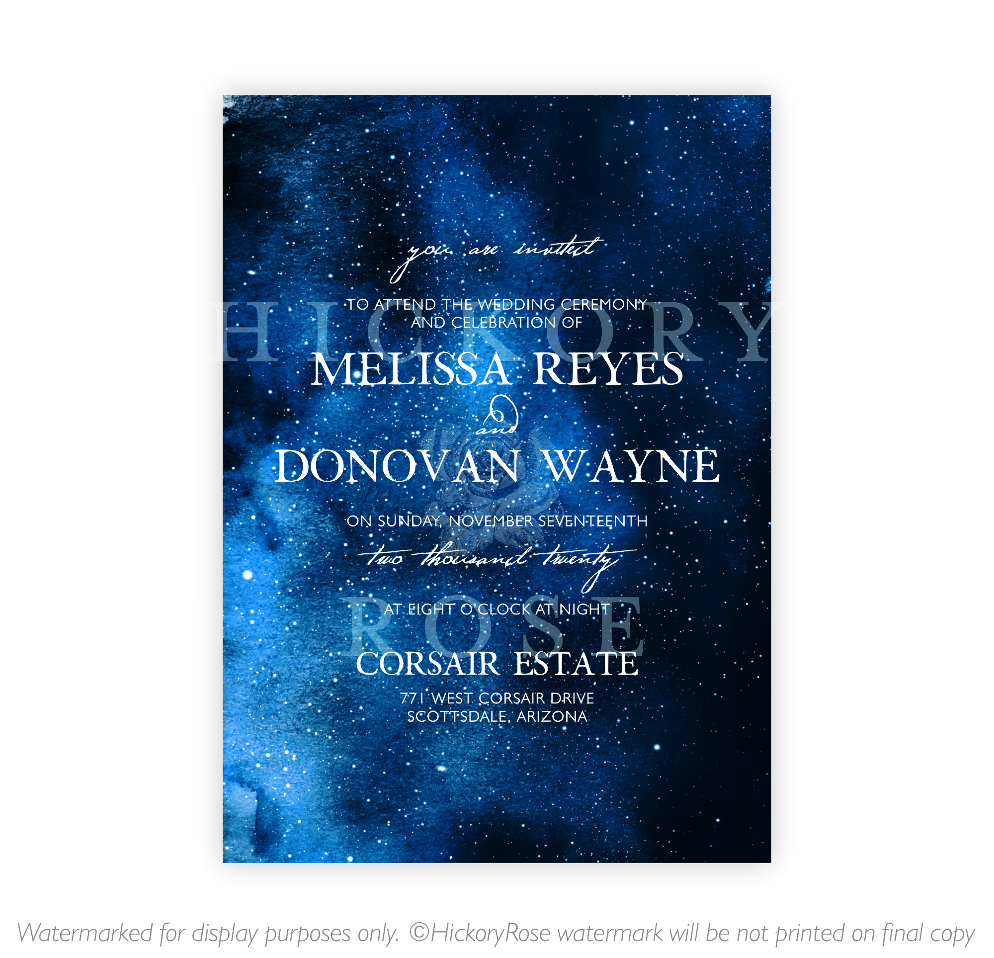 Starry Night | Wedding Invitation