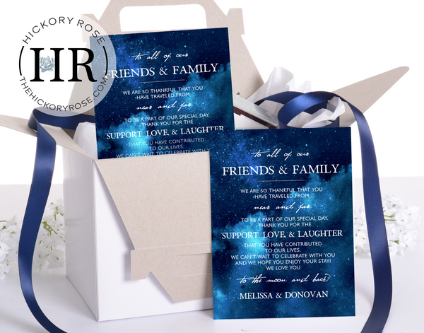 Starry Night | Welcome Notes