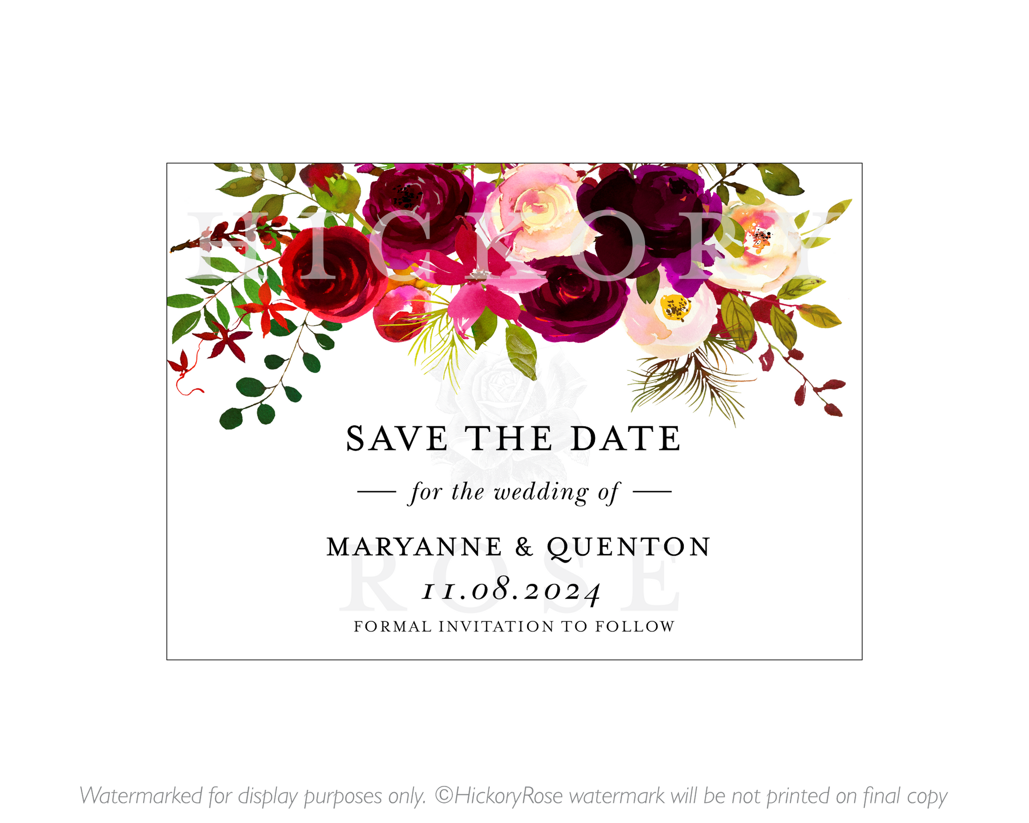 Queen's Garden | Save the Date Cards