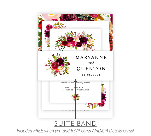 Queen's Garden | Wedding Invitation