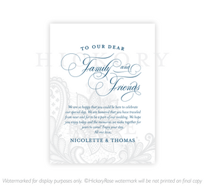 Silver Lace | Welcome Notes