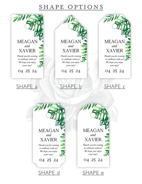 Jungle Greens | Gift & Favor Tags