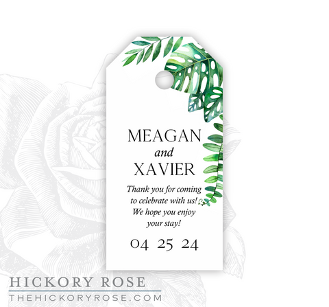 Jungle Greens | Gift & Favor Tags