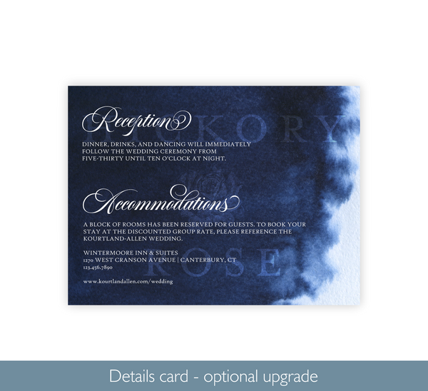 Elegant Watercolor | Wedding Invitation