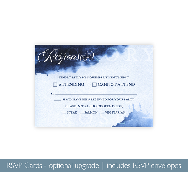 Elegant Watercolor | Wedding Invitation