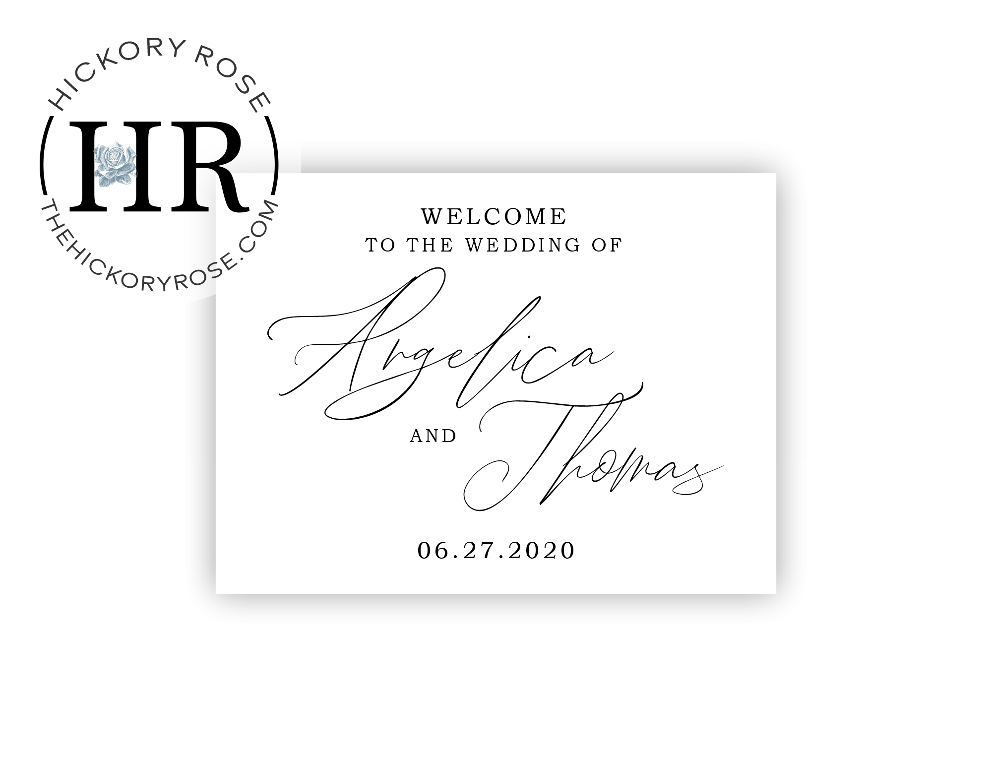 Romantic Script | Bag Labels