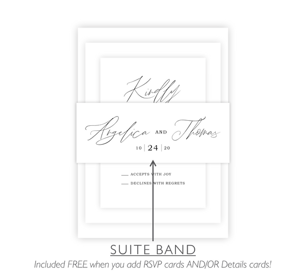 Romantic Script | Wedding Invitation