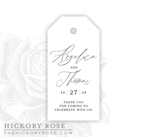 Romantic Script | Gift & Favor Tags