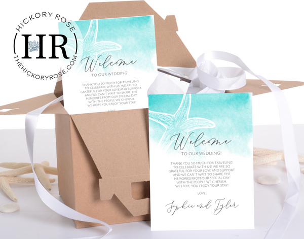 Summer Starfish | Welcome Notes