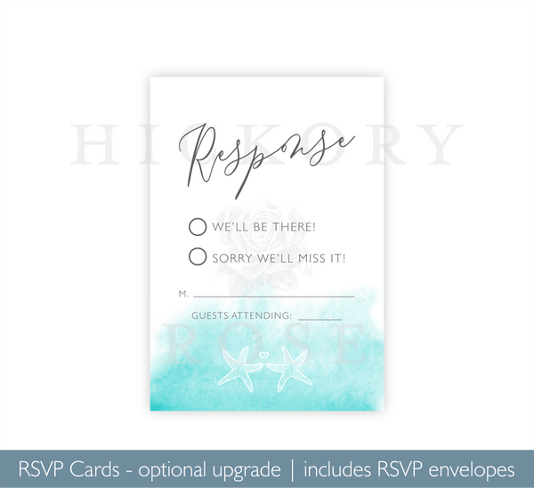 Summer Starfish | Wedding Invitation