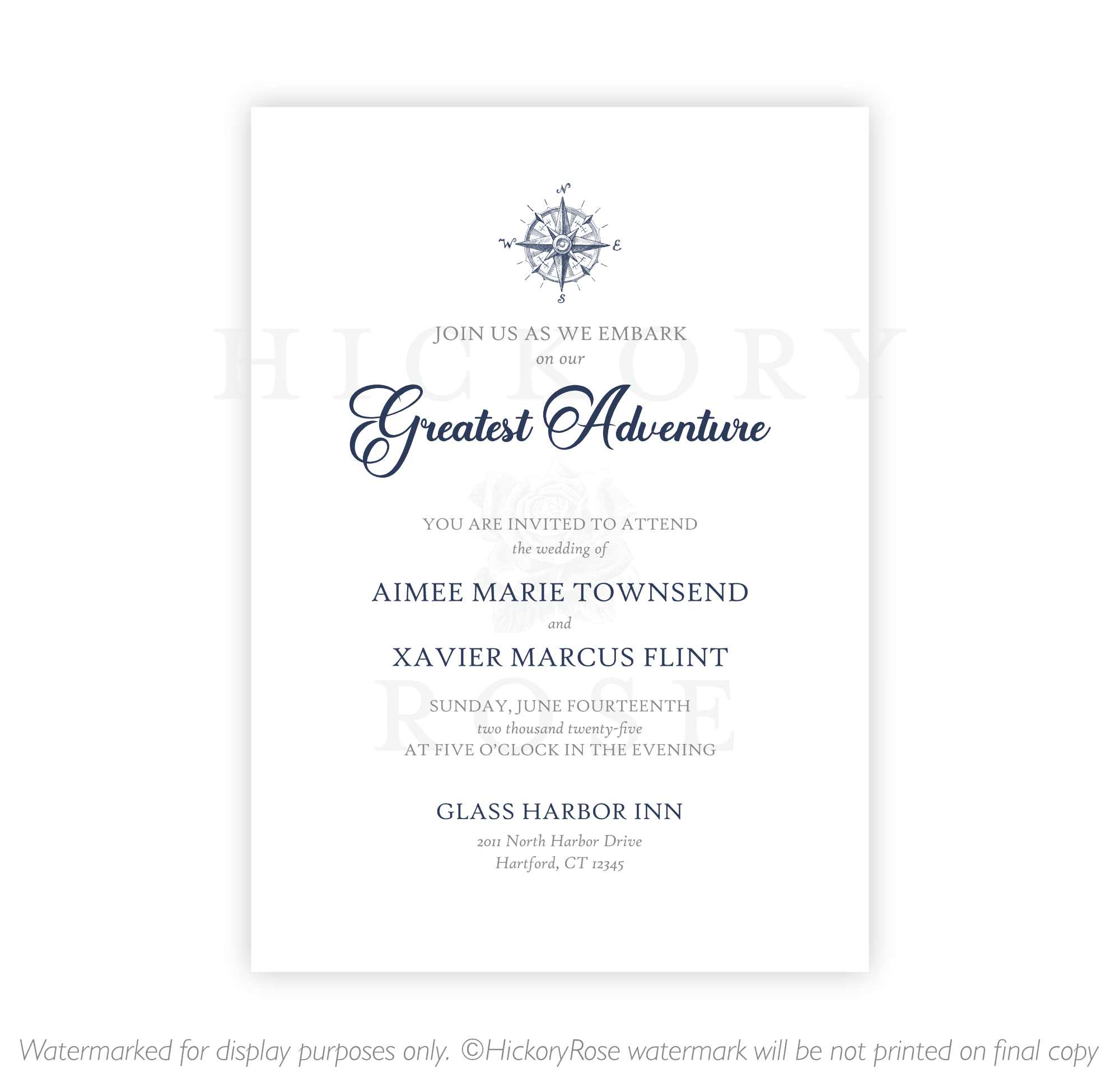 Greatest Adventure | Wedding Invitation