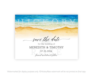 Toes in the Sand | Save the Date Cards