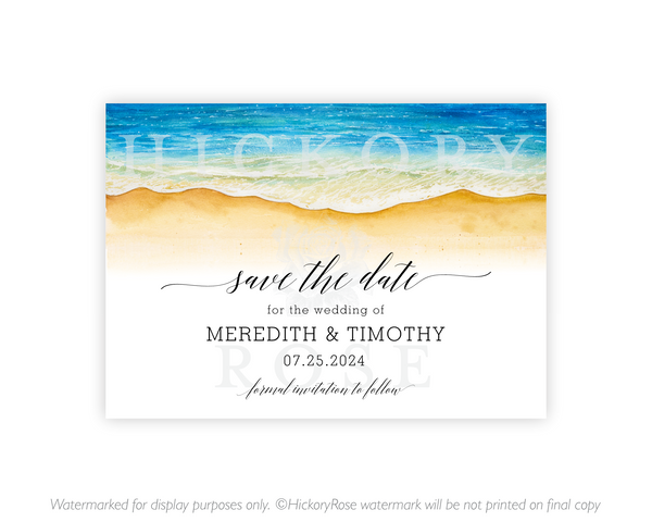 Toes in the Sand | Save the Date Cards