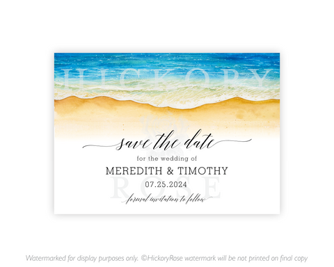 Toes in the Sand | Save the Date Cards