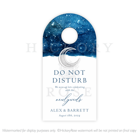 Crescent Moon | Door Hangers
