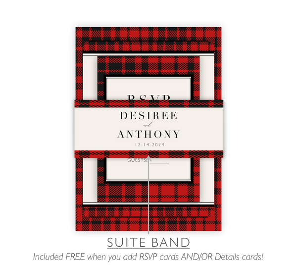 Buffalo Check | Wedding Invitation