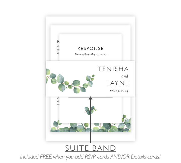 Sprig of Green | Wedding Invitation