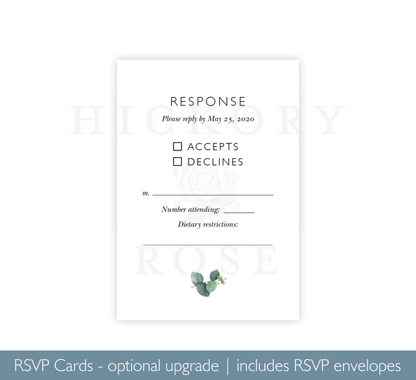 Sprig of Green | Wedding Invitation