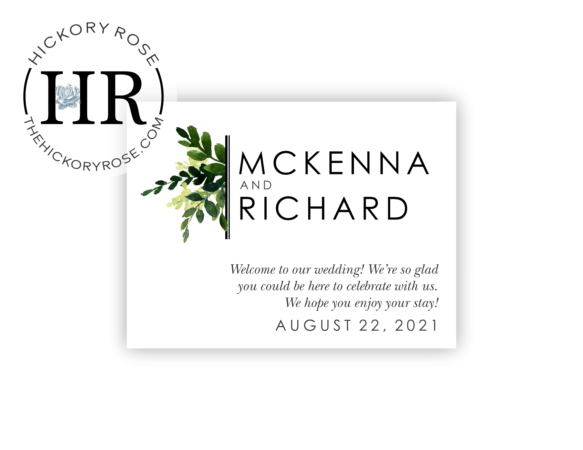 Simple Greenery | Bag Labels
