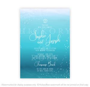 Seafoam | Wedding Invitation