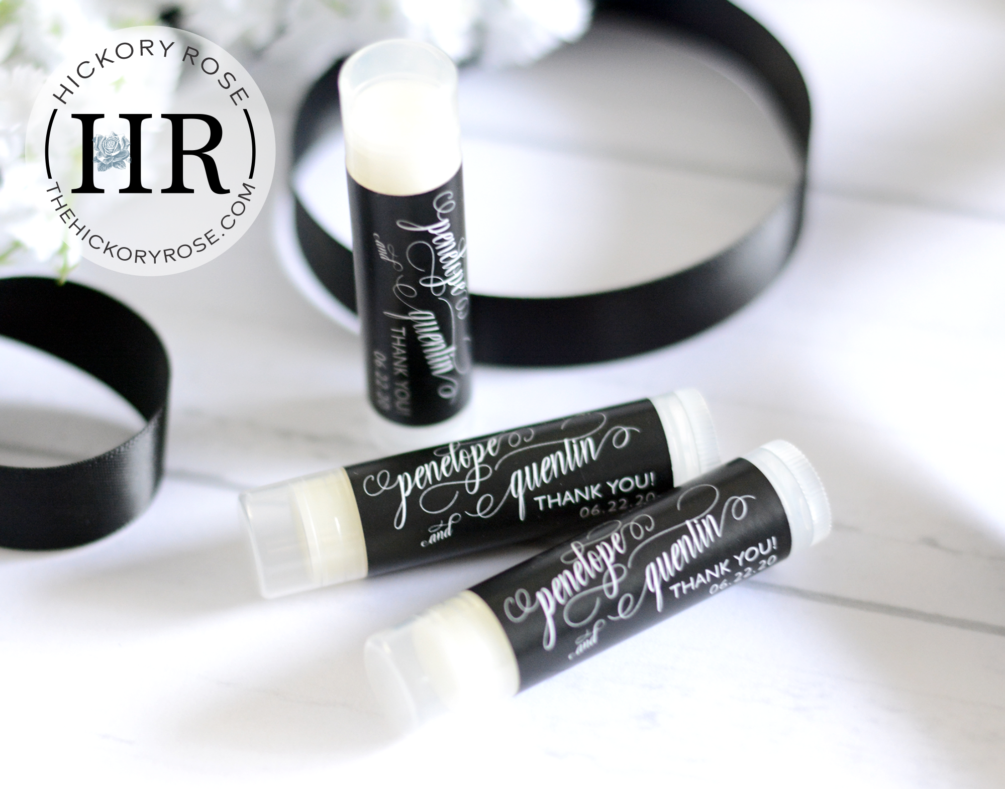 Lovely Script | Lip Balm Favors
