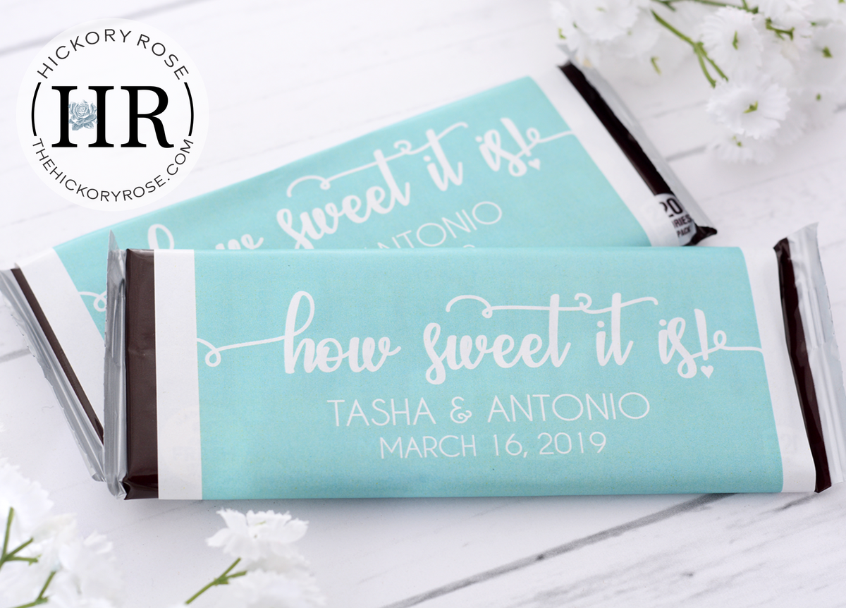 How Sweet | Candy Bar Labels – Hickory Rose