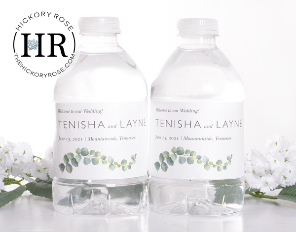 Branch of Green | Water Bottle Labels